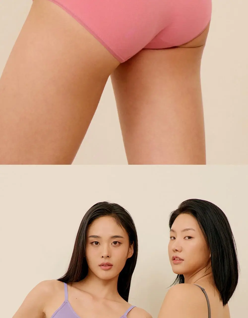 [류혜영 PICK] 마른파이브 쉬어 브라 원핏 홀가먼트 브라렛 & 팬티 세트 (브라렛+삼각팬티/드로즈) 상세페이지 74